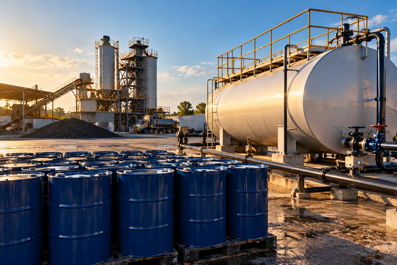 Industrial petroleum product storage